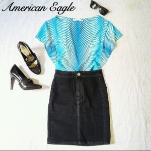 American Eagle Super Stretch Denim Skirt